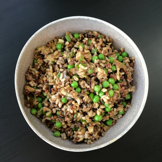 FRIED RICE LOADED WITH PEAS