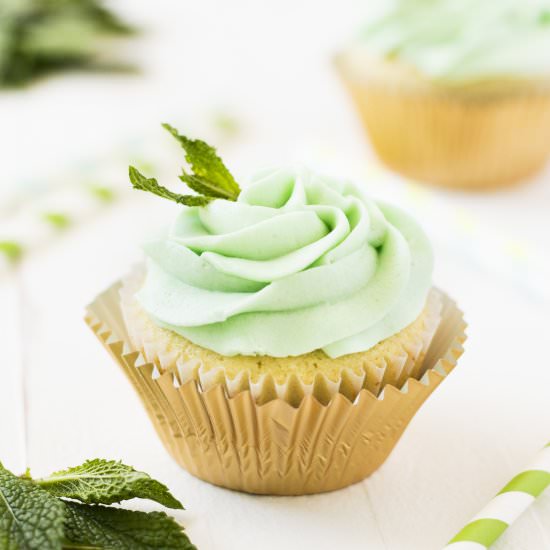Mint Julep Cupcakes