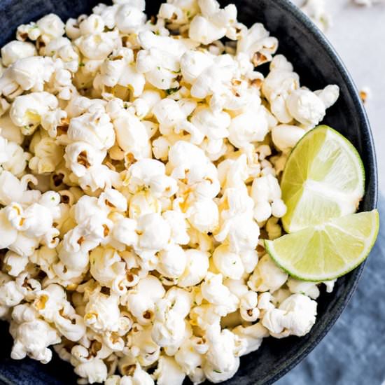 Salted Margarita popcorn