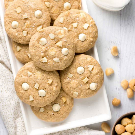 White Chocolate Macadamia Cookies