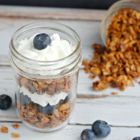 Blueberry Granola Parfait