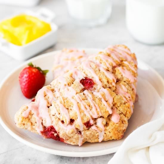 Strawberry Buttermilk Scones