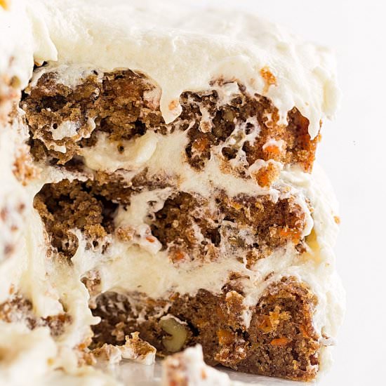 Carrot Cake w/ Cream Cheese Frosting