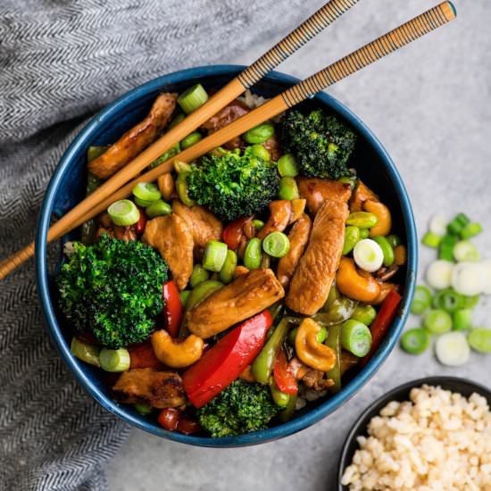 Cashew Chicken Stir Fry