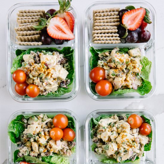 Curried Chicken Salad Meal Prep