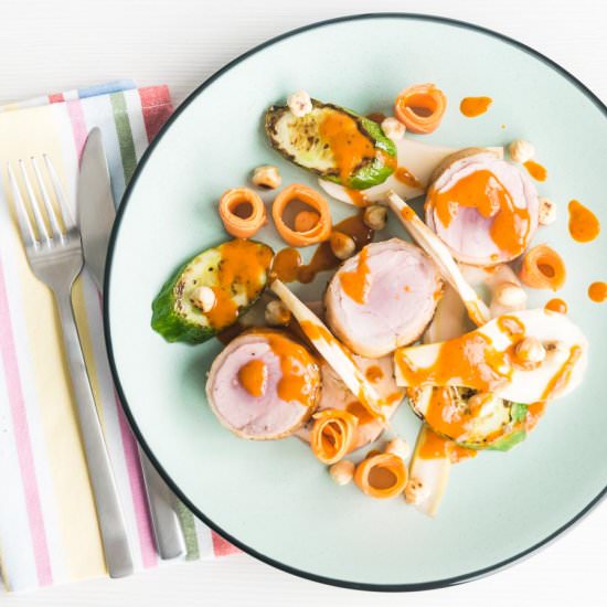 Pork Tenderloin with Pickled Fennel