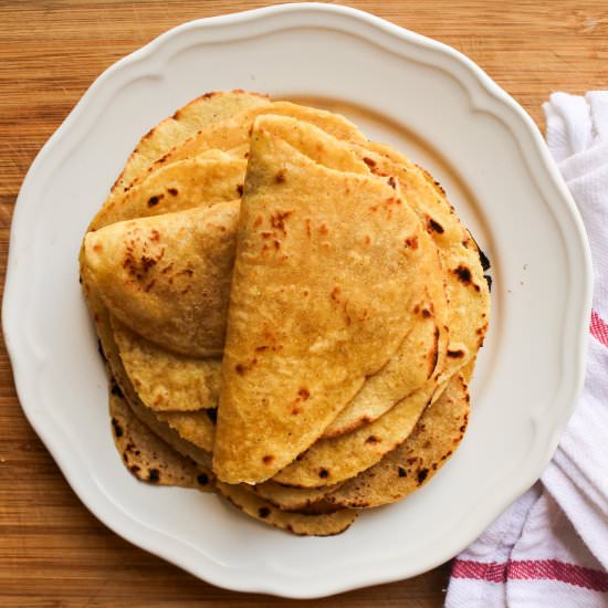 Homemade Corn Tortillas