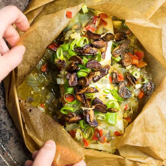 Thai-Style Fish en Papillote