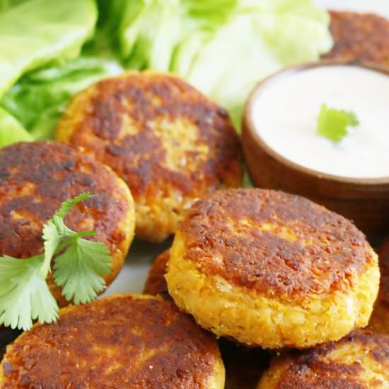 Pan Fried Falafel