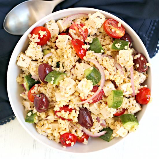 Greek Millet Salad (Vegan)