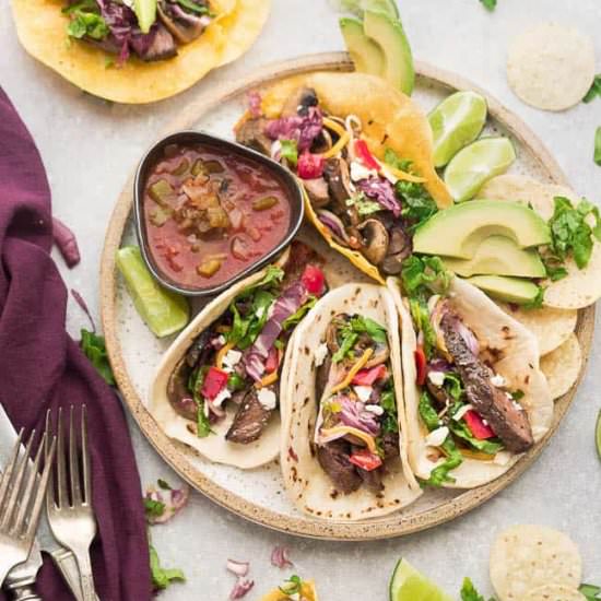 Chili Lime Steak Tacos