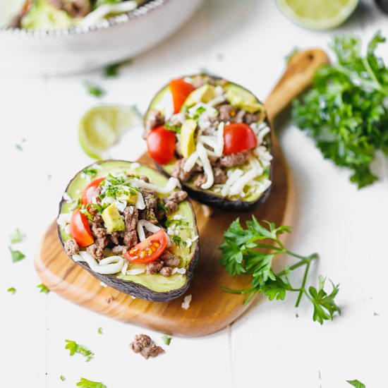 Taco Stuffed Avocado