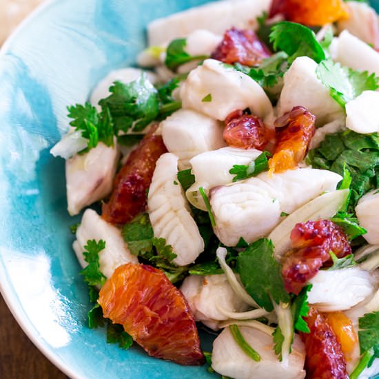 Ceviche with Orange and Fennel