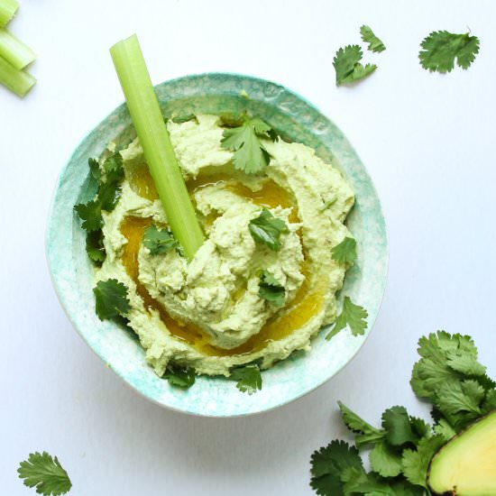 Healthy Keto Avocado Hummus