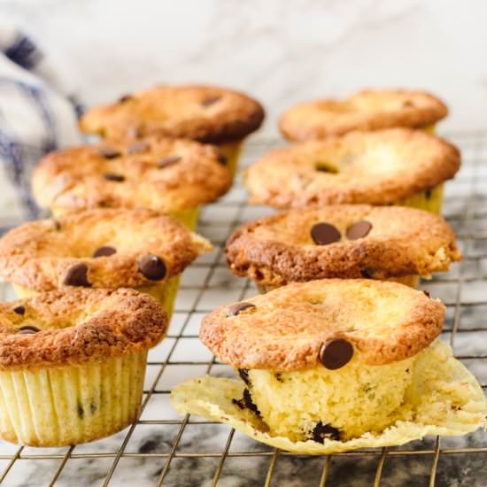 Crispy Top Orange Chocolate Muffins