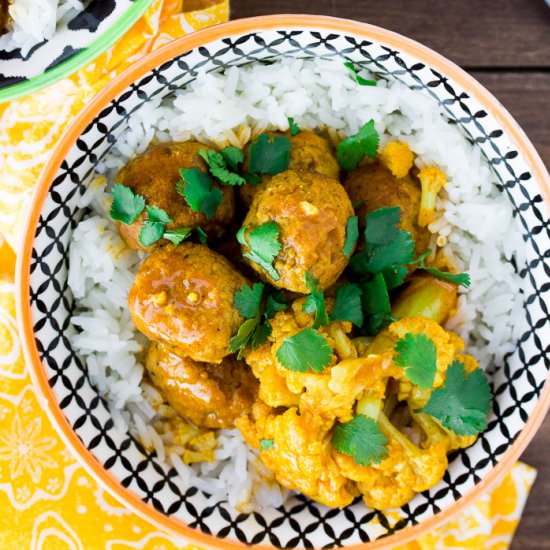 Coconut Curry Meatballs
