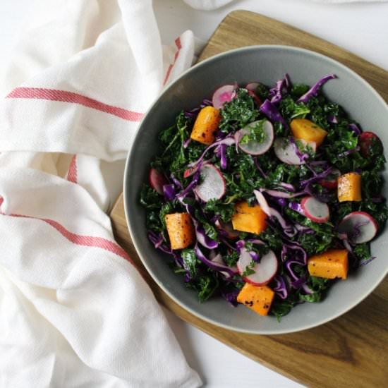 Kale and Butternut Squash