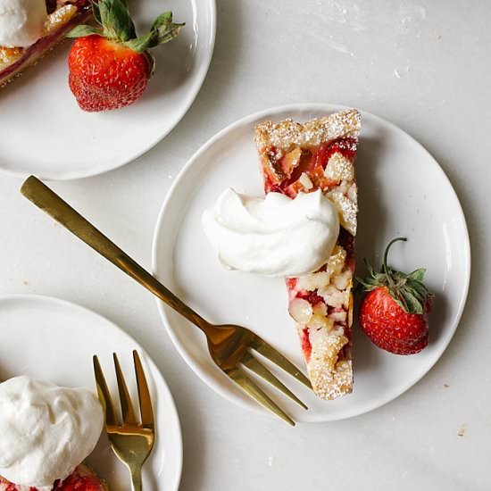 Berry Rhubarb Tart
