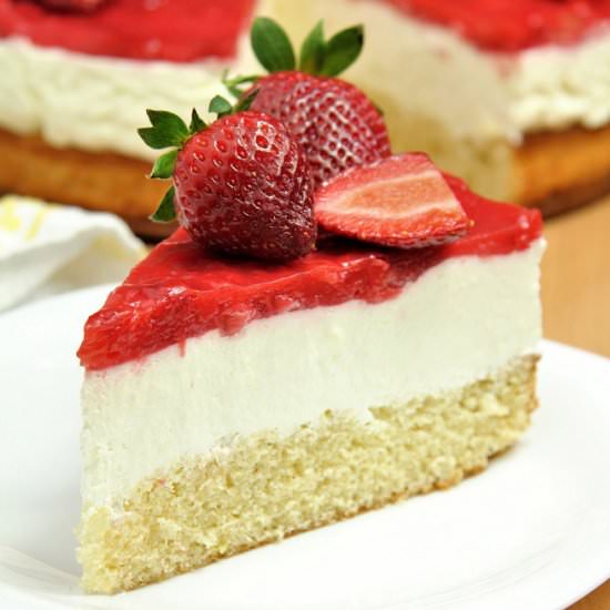 Summer Strawberry Cheesecake