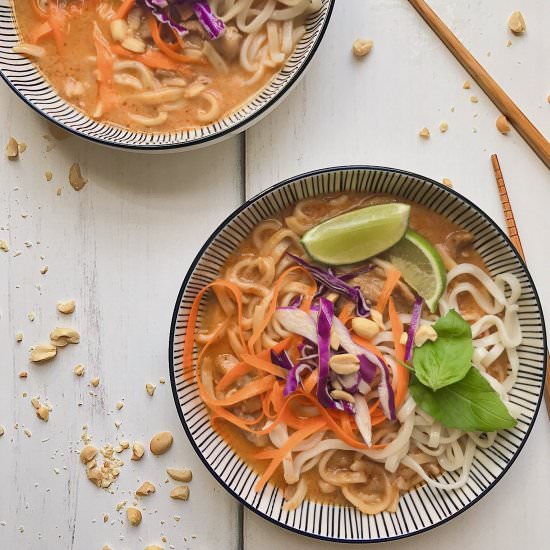 One Pot Red Curry Noodles