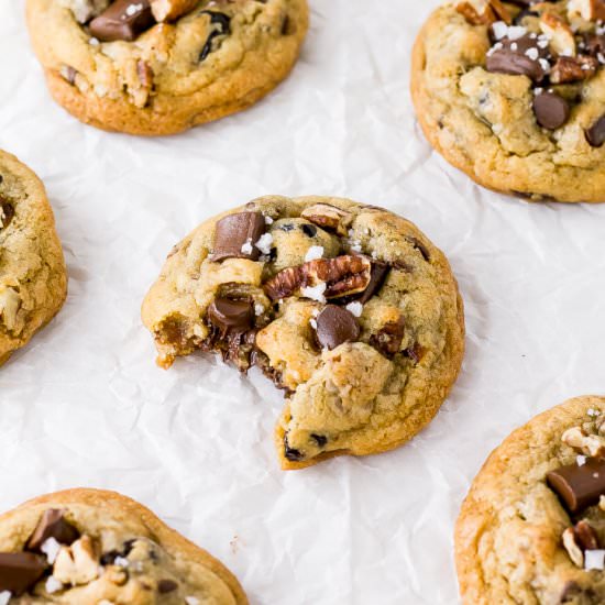 Cherry Chocolate Chip Pecan Cookies