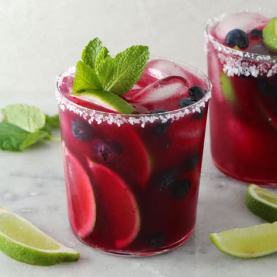 Blueberry Mint Margarita