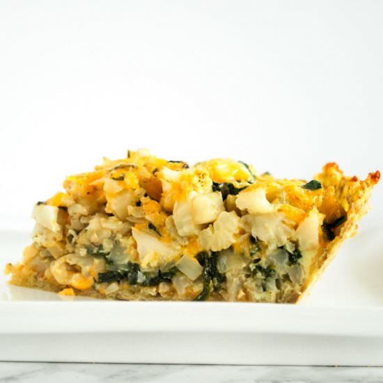 Cauliflower and Cheese Pie