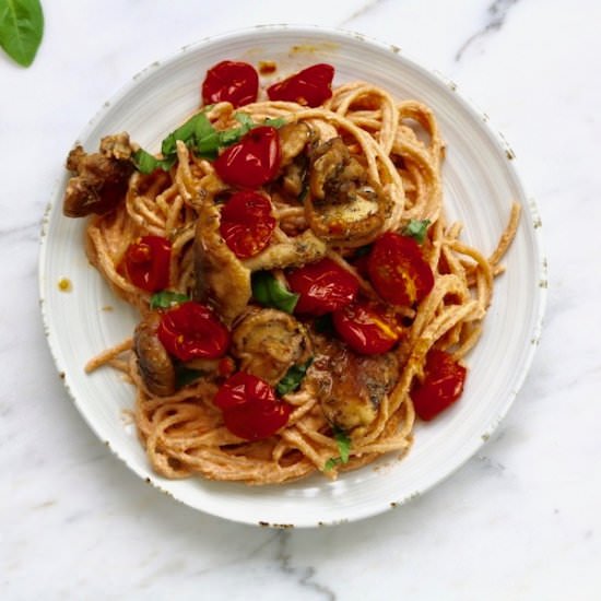Creamy Spaghetti al Pomodoro