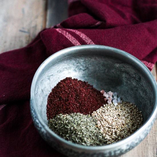 Homemade za’atar spice blend