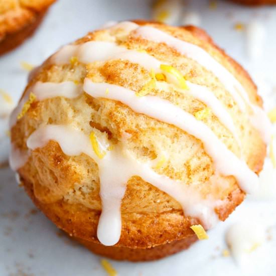 Brown Butter Lemon Muffins