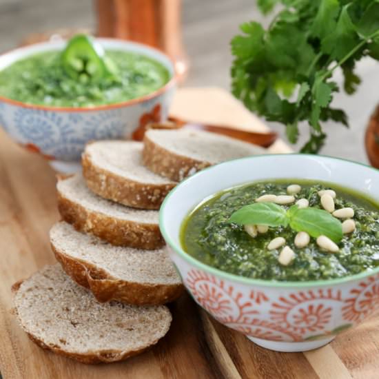 Pesto, Two Ways