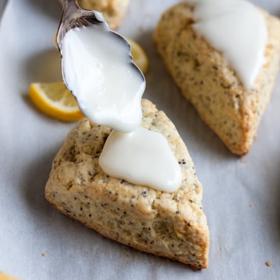 Lemon Poppy Seed Scones