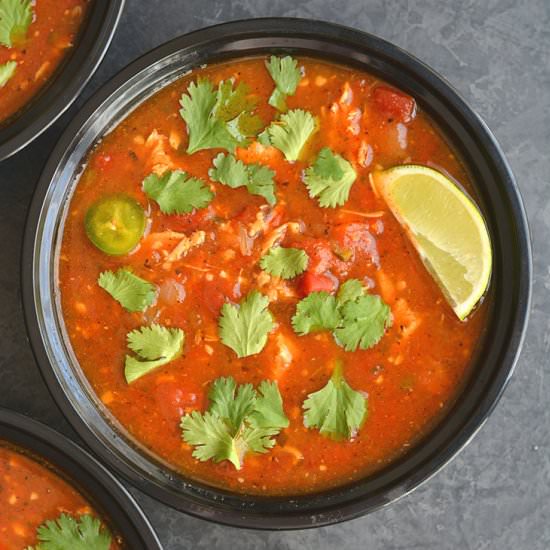 Meal Prep Chicken Tortilla Soup