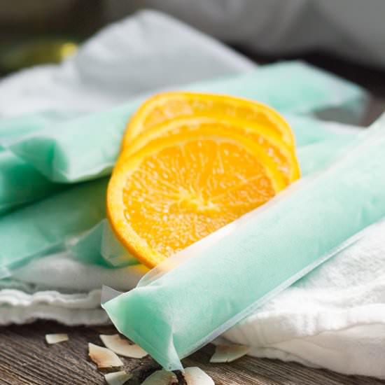Blue Hawaiian Spiked Freezer Pop