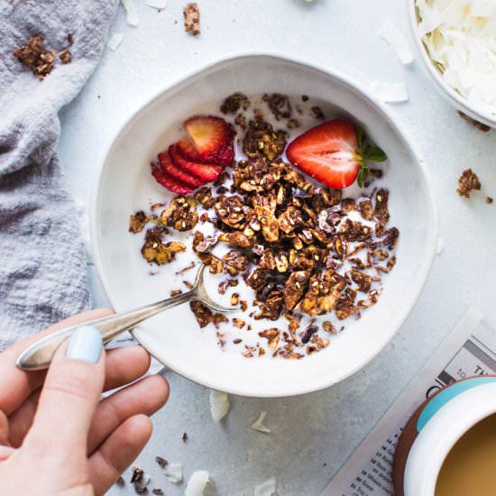 Chocolate Grain Free Granola