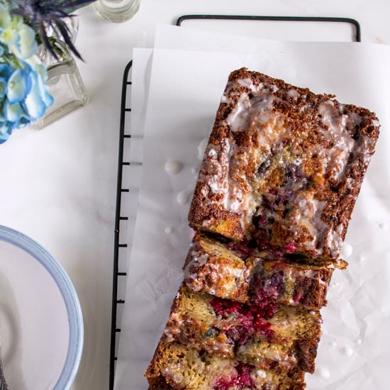 Banana Raspberry Loaf