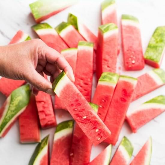 how to cut watermelon