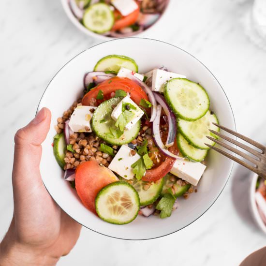 The Best Buckwheat Salad with Feta