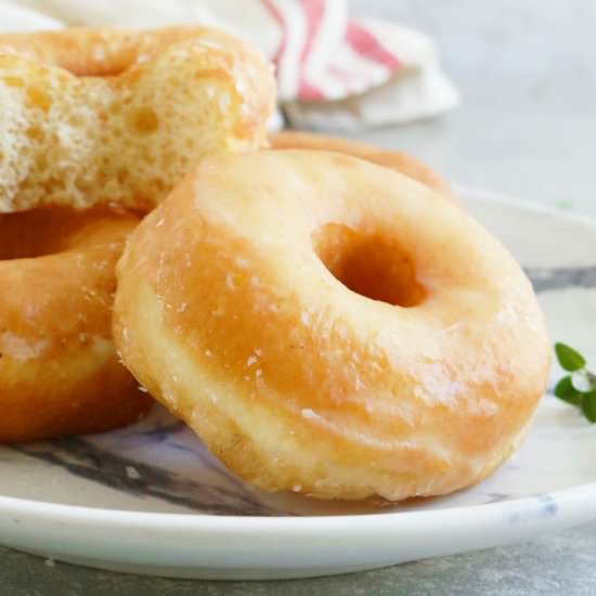 Super Soft Glazed Doughnuts