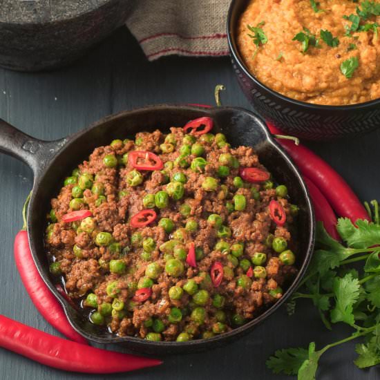indian keema matar