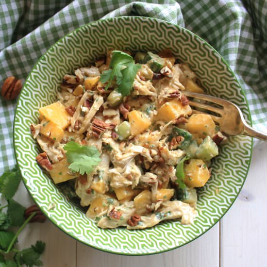 Coronation Chicken Salad with Mango