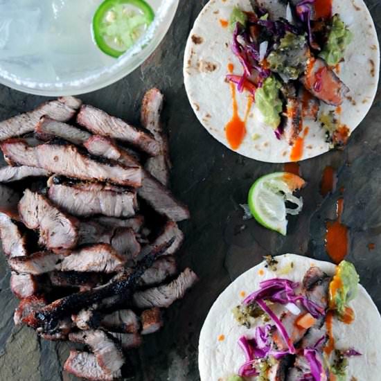 Pork Steak Tacos