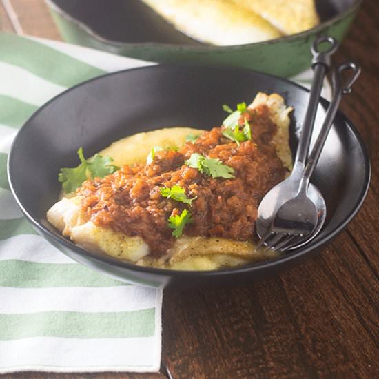 Salsa Topped Tilapia