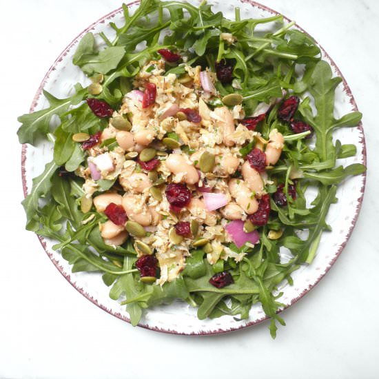 Veggie Tuna and White Bean Salad