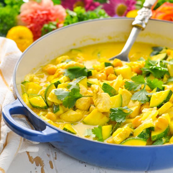 One Pot Coconut Chicken Curry