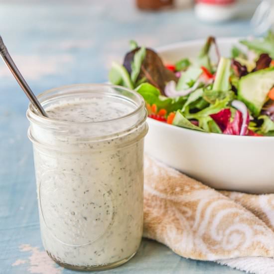 Dairy Free Homemade Ranch Dressing