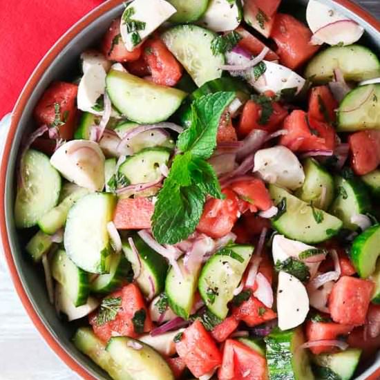 Cucumber Melon Salad
