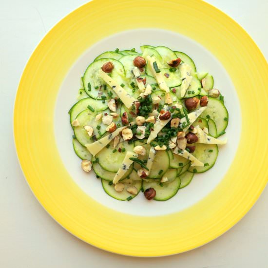 Zucchini Salad with Blue Cheese