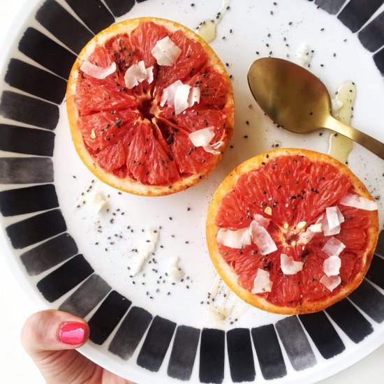 Simple Broiled Grapefruit