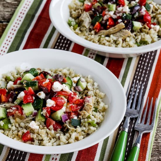 Instant Pot Greek Chicken Bowl